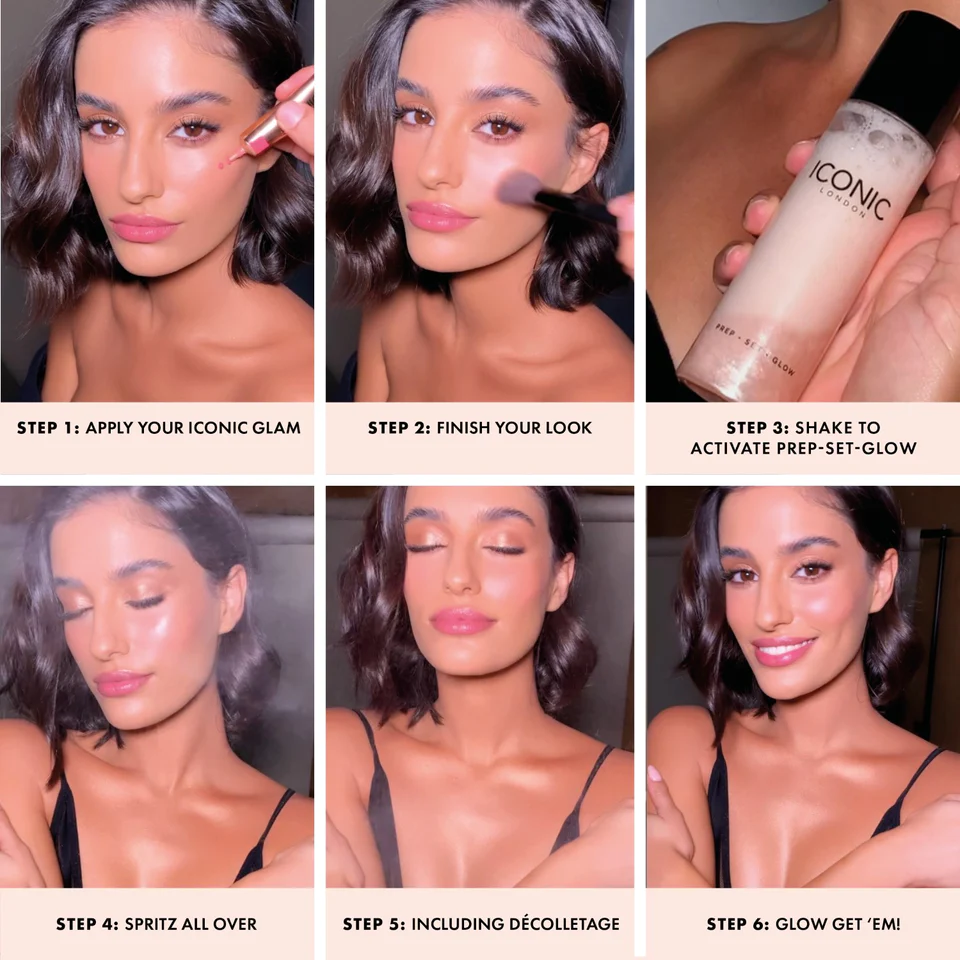 Iconic London Prep-Set-Glow Fixer Net Wt 120ml/0.45 Fl.Oz