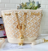 Dior VIP Gift Woven Bucket Bag