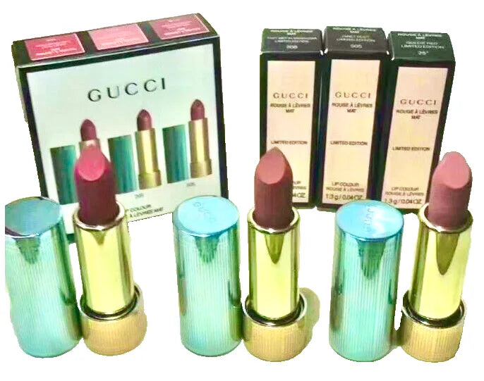 Gucci rouge a levres mat mini lipsticks pack of three