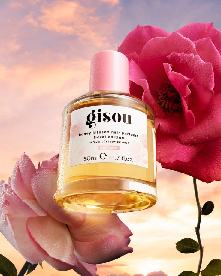 Gisou Honey Infused Hair Perfume Wild Rose 50ML