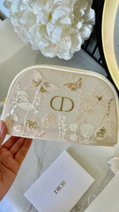 Dior butterfly mesh pouch