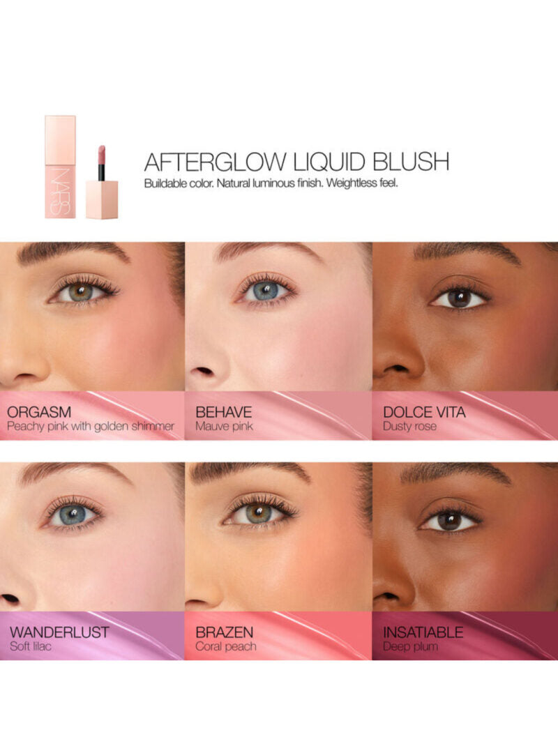 NARS Afterglow Liquid Blush ( Authentic ) 7.ML