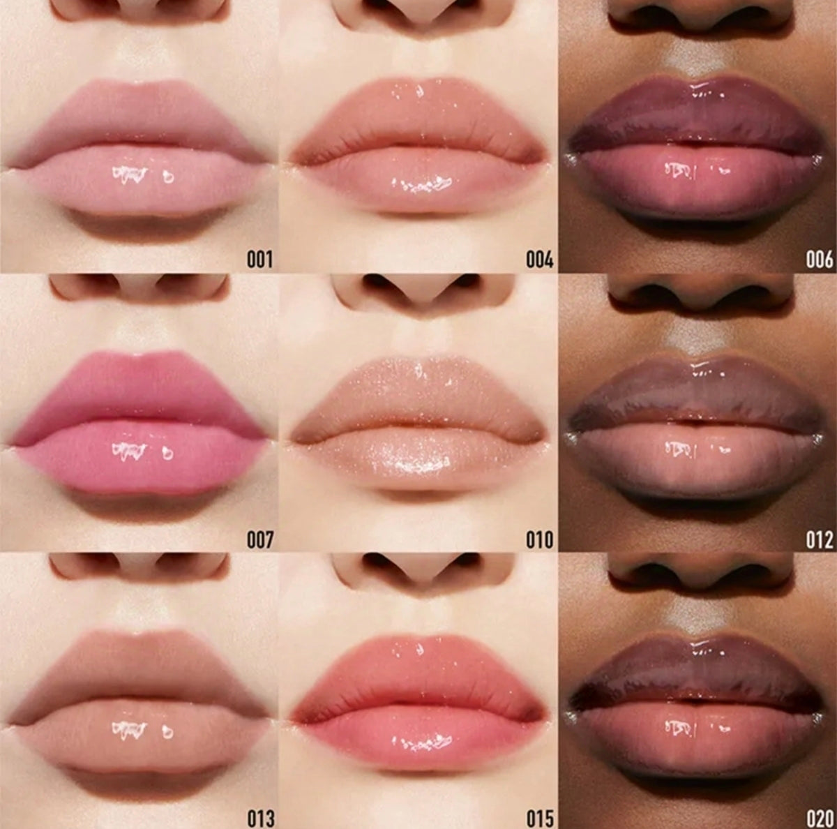 Dior Addict lip glow Backstage Pros Travel Collection TRIO ( 001 , 004 , 012 )