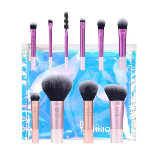 Real Techniques Makeup Brush Travel Fantasy Mini Brush 10 Pcs Set