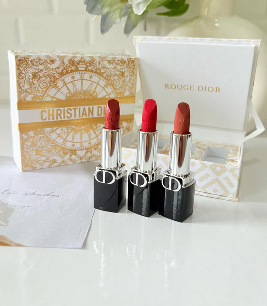 Dior Rouge 3pc Mini Lipstick Gift Set