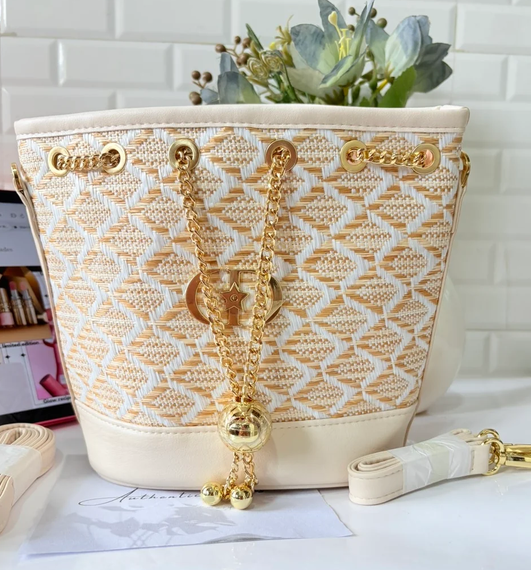 Dior VIP Gift Woven Bucket Bag