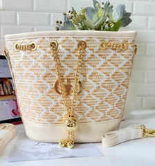 Dior VIP Gift Woven Bucket Bag