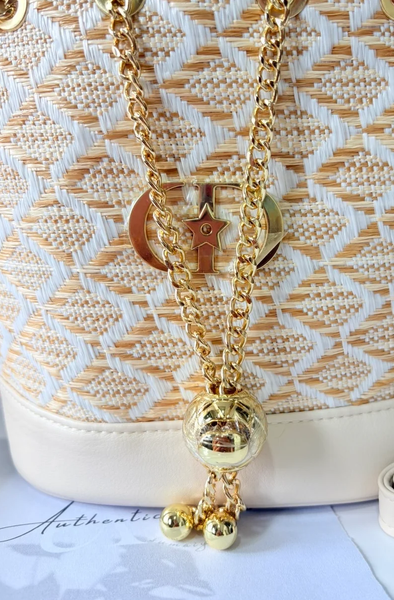 Dior VIP Gift Woven Bucket Bag