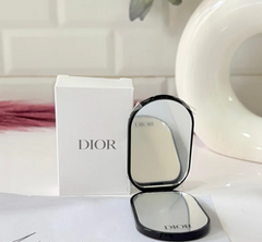 Dior Compact Mirror Designer Travel Makeup Mirror with Iconic CD Logo