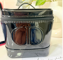 Dior Beauty Black Top Handle pouch bag