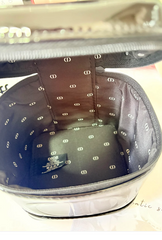 Dior Beauty Black Top Handle pouch bag