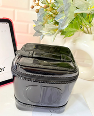 Dior Beauty Black Top Handle pouch bag