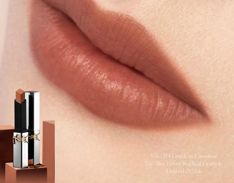 YSL The Slim Velvet Redical 314 Limiteless Cinnabar
