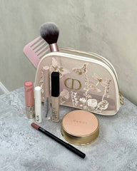 Dior butterfly mesh pouch