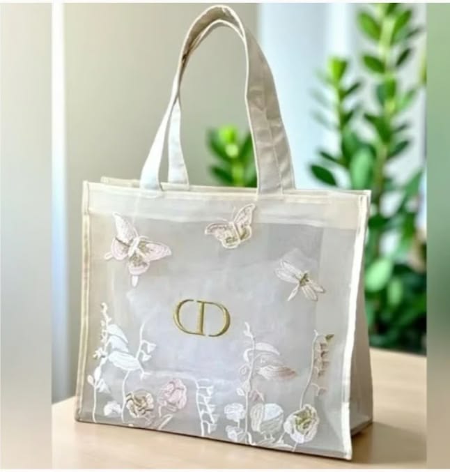 Dior mesh tote bag