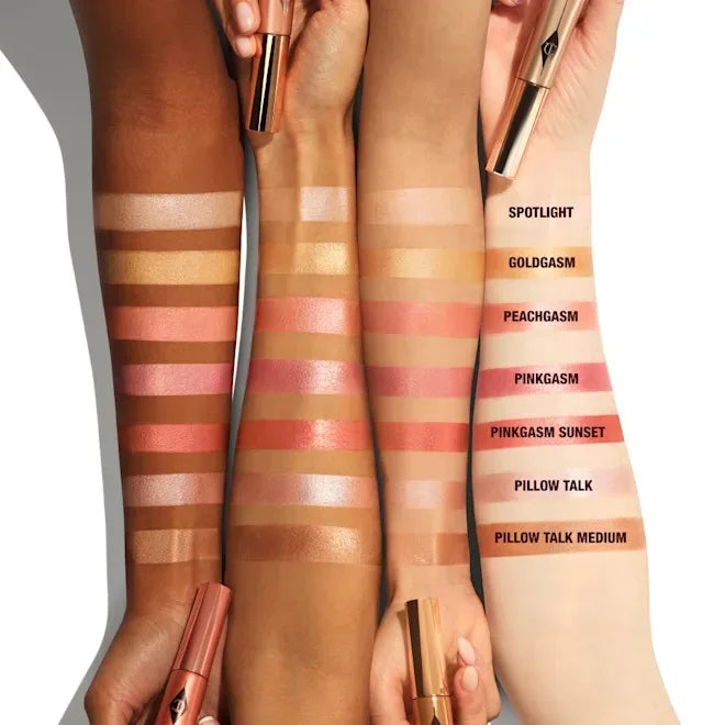 Charlotte Tilbury matte beauty blush wand pillow talk