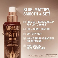Charlotte Tilbury Airbrush Matte Blur Setting Spray – (100ml)