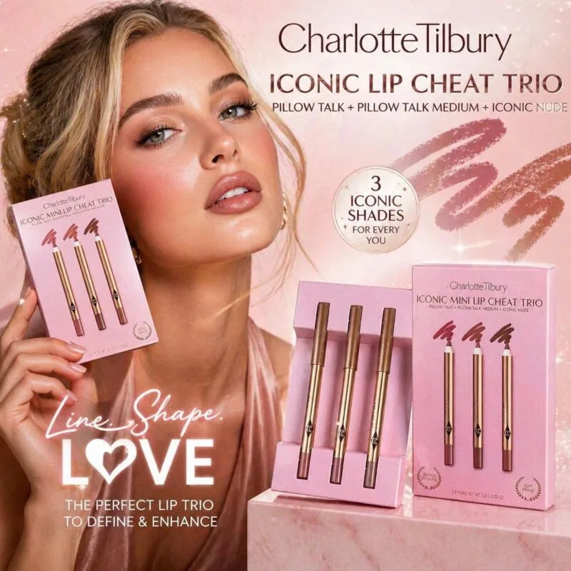 Charlotte Tilbury Iconic Mini Lip Cheat Trio