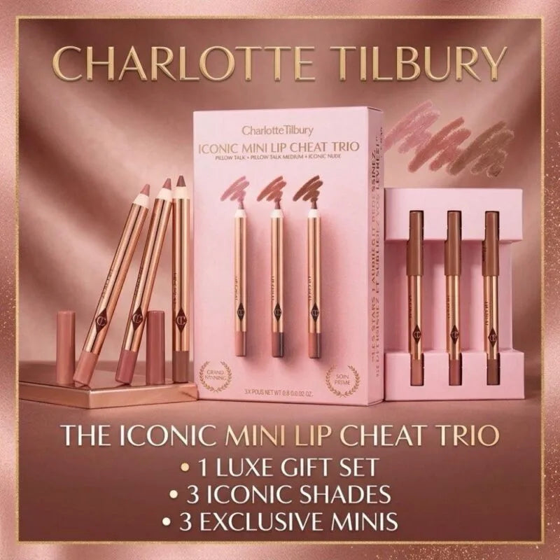 Charlotte Tilbury Iconic Mini Lip Cheat Trio