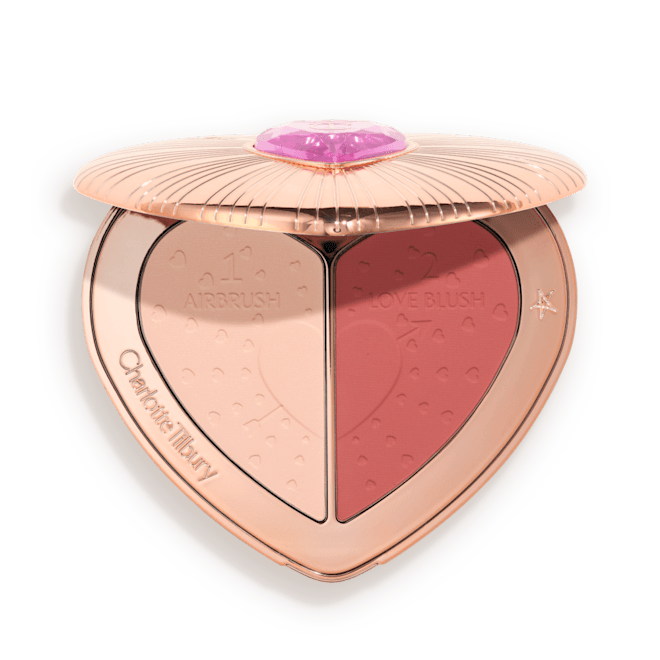 Charlotte Tilbury airbrush pillow talk flawless powder blush