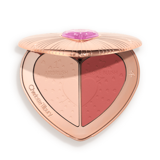 Charlotte Tilbury airbrush pillow talk flawless powder blush